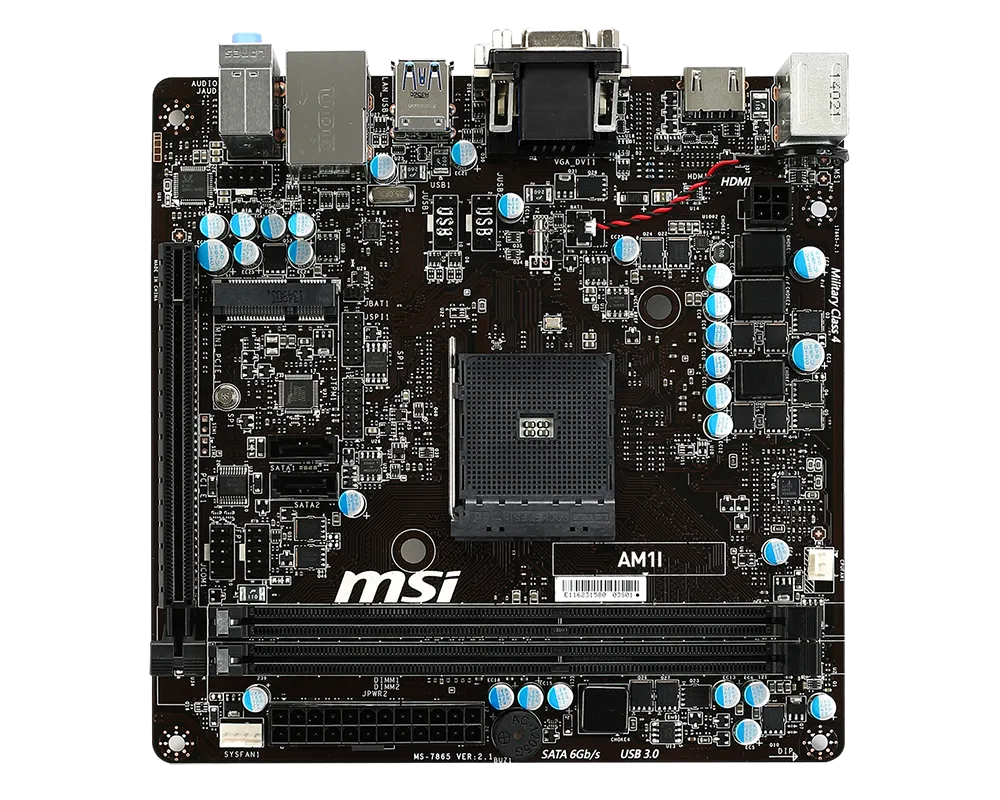 Ремонт материнских плат  MSI AM1I в Новосибирске