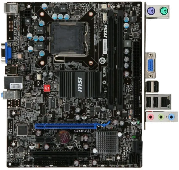 Ремонт материнских плат  MSI G41M-P21 в Новосибирске