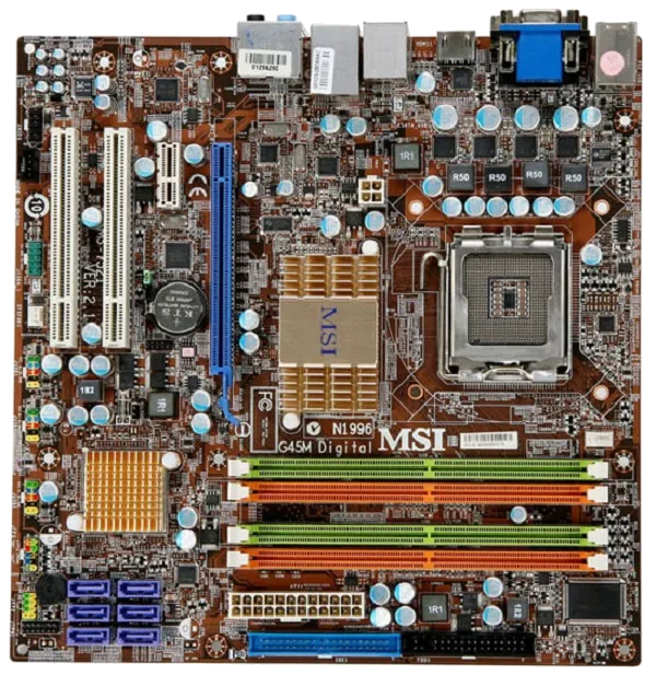 Ремонт материнских плат  MSI G45D3M Digital в Новосибирске