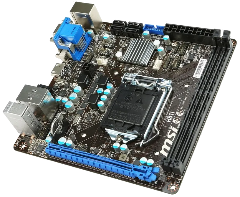 Ремонт материнских плат  MSI H81I в Новосибирске