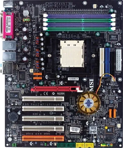 Ремонт материнских плат  MSI K8N Neo2-FX в Новосибирске