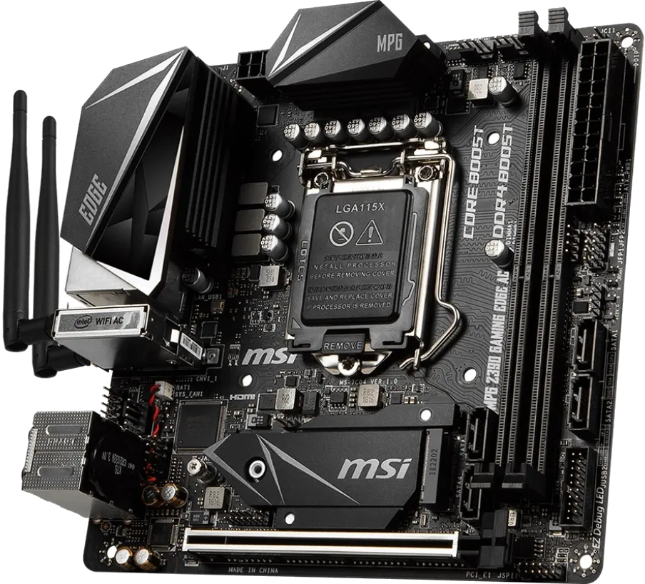 Ремонт материнских плат  MSI MPG Z390I GAMING EDGE AC в Новосибирске