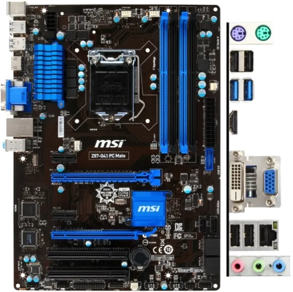 Ремонт материнских плат  MSI Z87-G41 PC Mate в Новосибирске