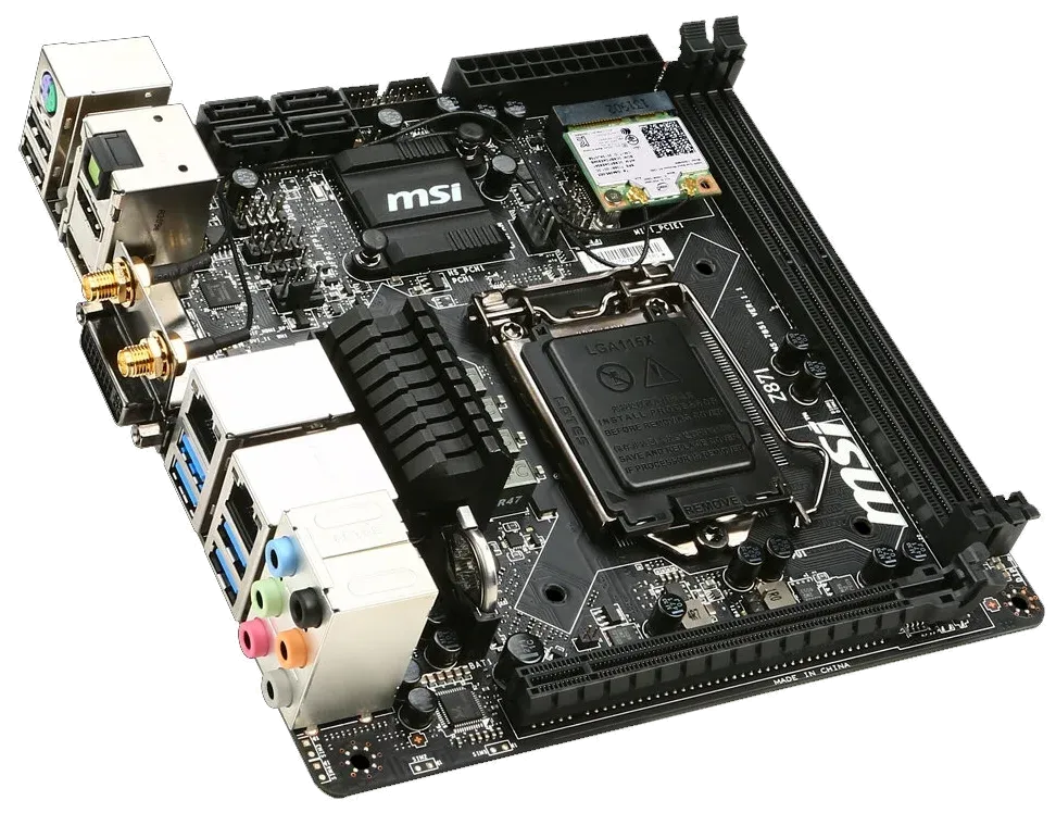 Ремонт материнских плат  MSI Z87I в Новосибирске