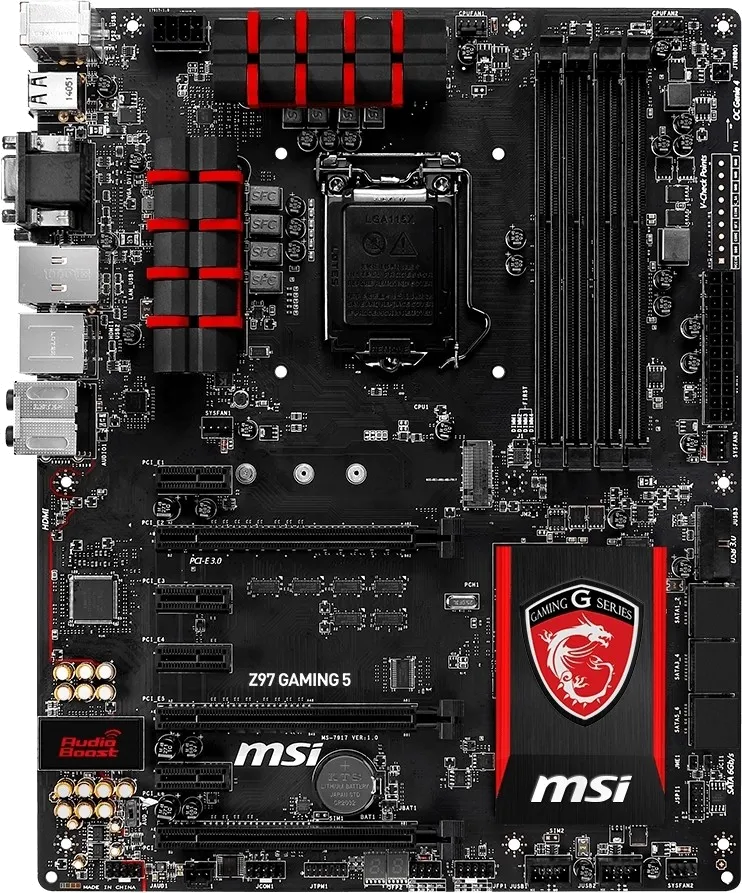 Ремонт материнских плат  MSI Z97 GAMING 5 в Новосибирске