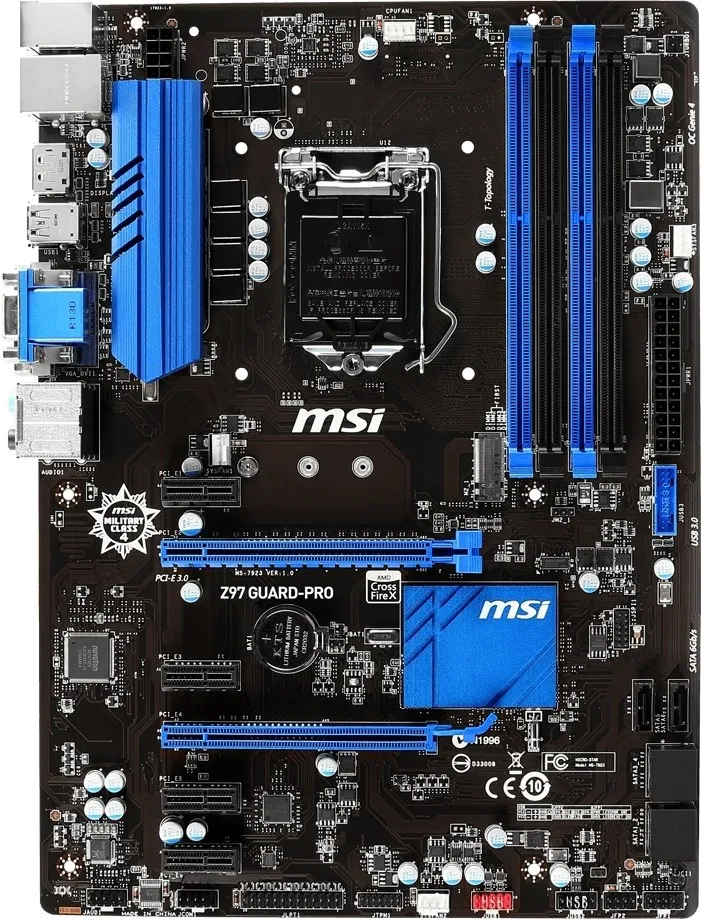 Ремонт материнских плат  MSI Z97 GUARD-PRO в Новосибирске