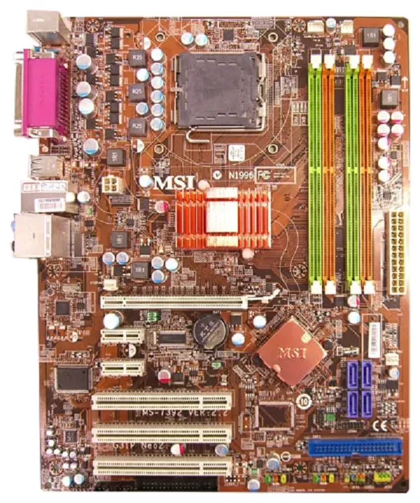 Ремонт материнских плат  MSI G31P Neo2-FP в Новосибирске