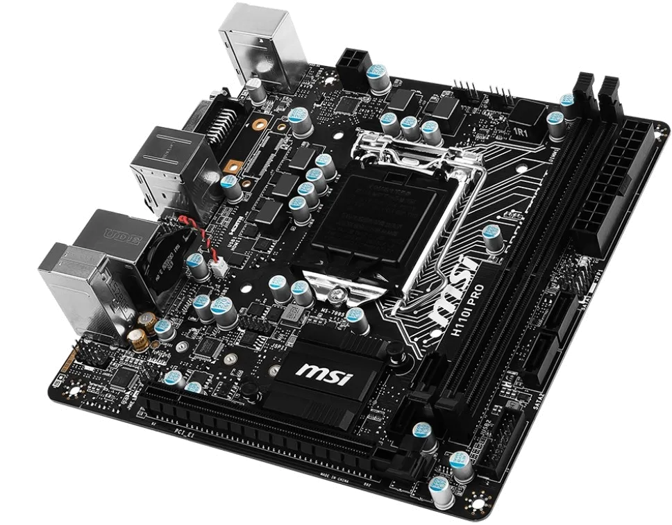 Ремонт материнских плат  MSI H110I PRO AC в Новосибирске